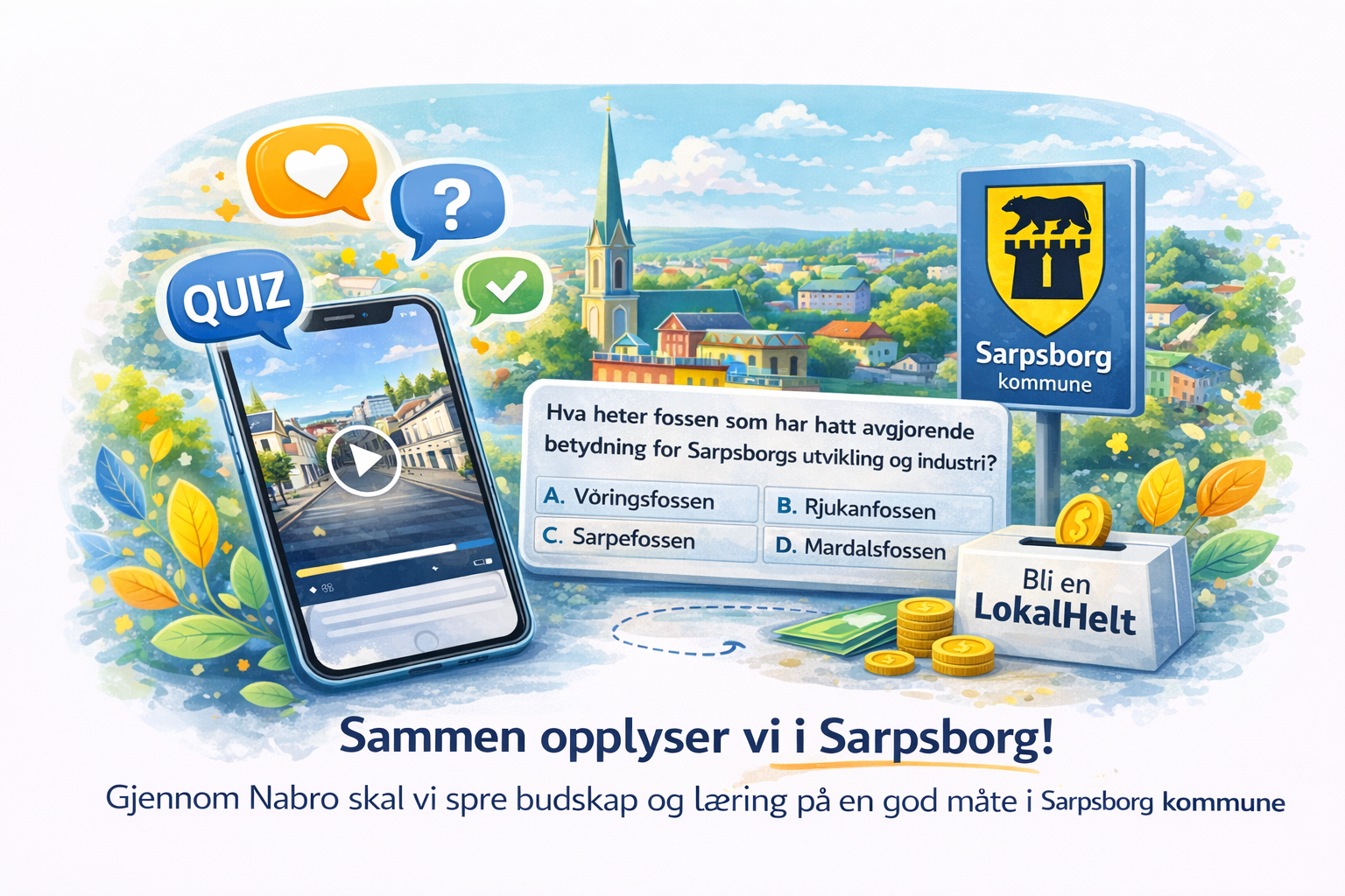 Nabro i praksis – lokal quiz og aktivitet i nærmiljøet